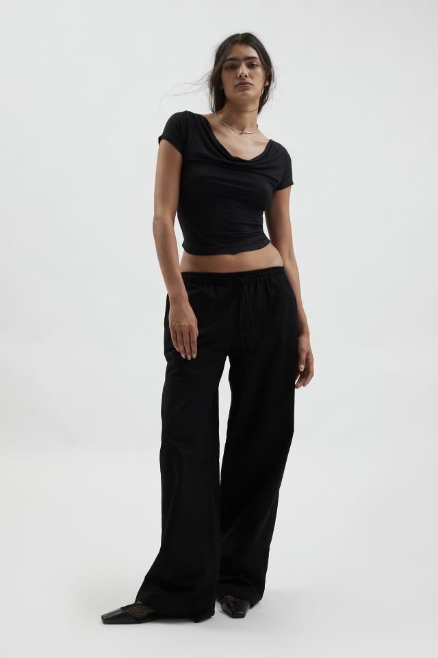 Silence + Noise Lara Cowl Neck Top #1