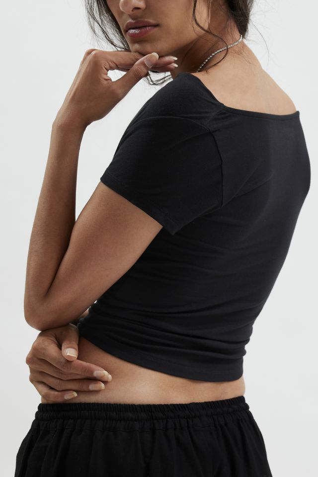 Silence + Noise Lara Cowl Neck Top #3