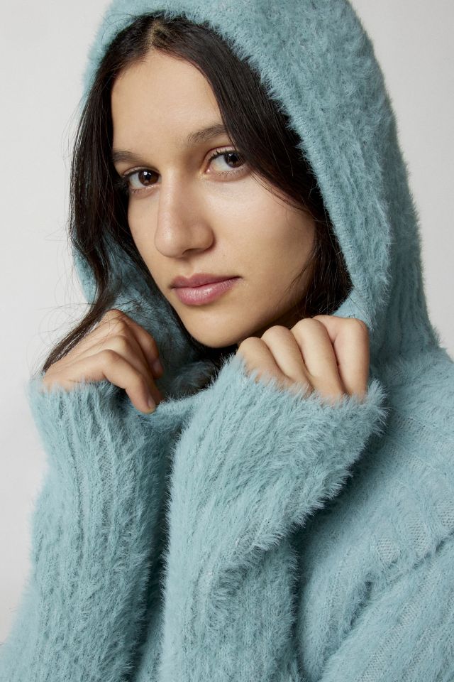 iets frans… Eyelash Shrunken Hoodie Sweatshirt #2