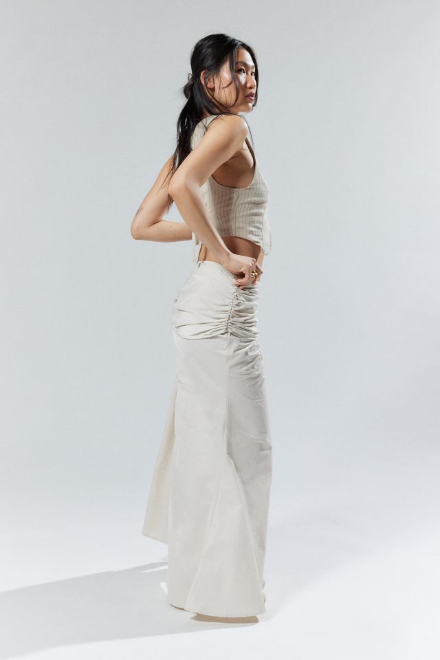 Jupe mi-longue asymétrique en cascade House Of Sunny #4