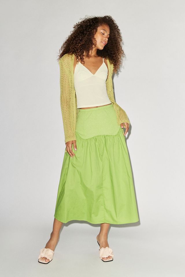 (❁ᴗ͈ˬᴗ͈) Lisa Says Gah Penny Midi Skirt | Urban Outfitters