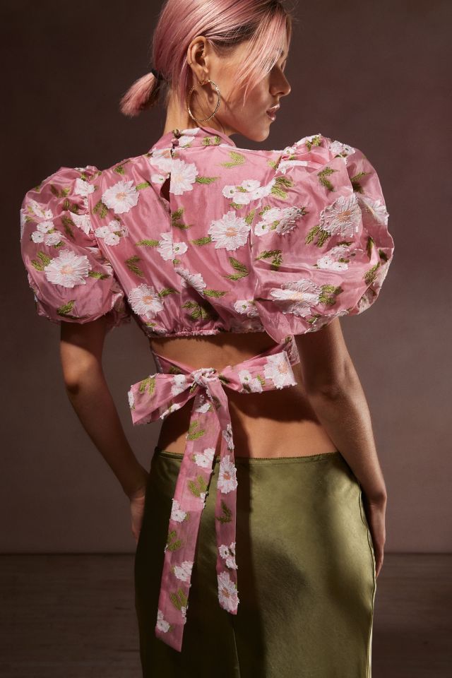 Sister Jane Dream Pansy Floral Blouse #1