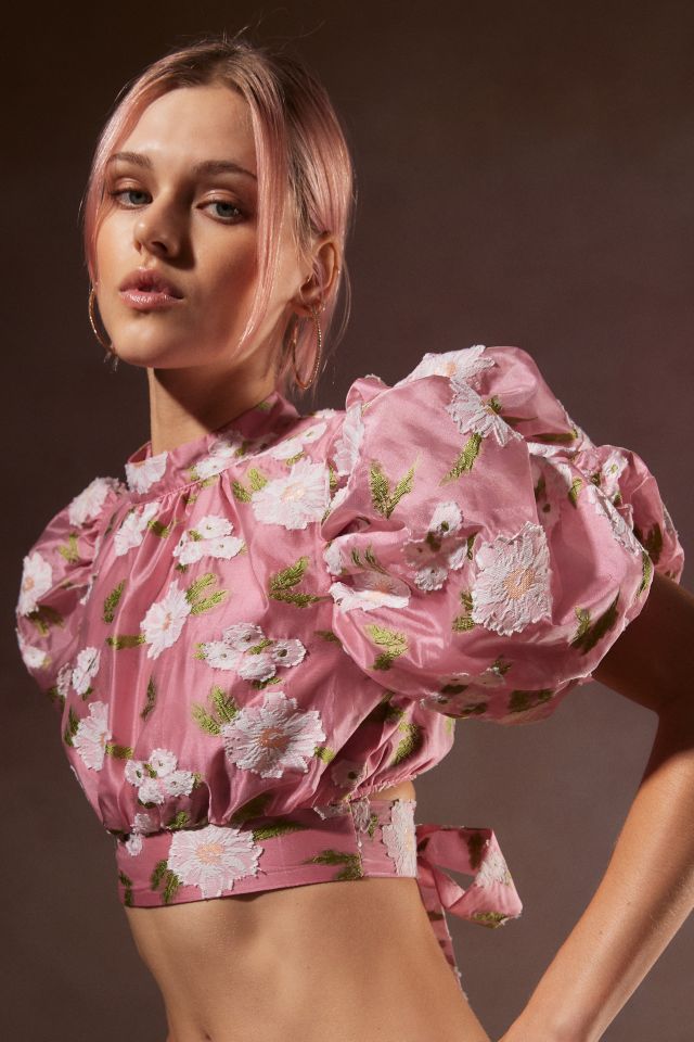 Sister Jane Dream Pansy Floral Blouse #3