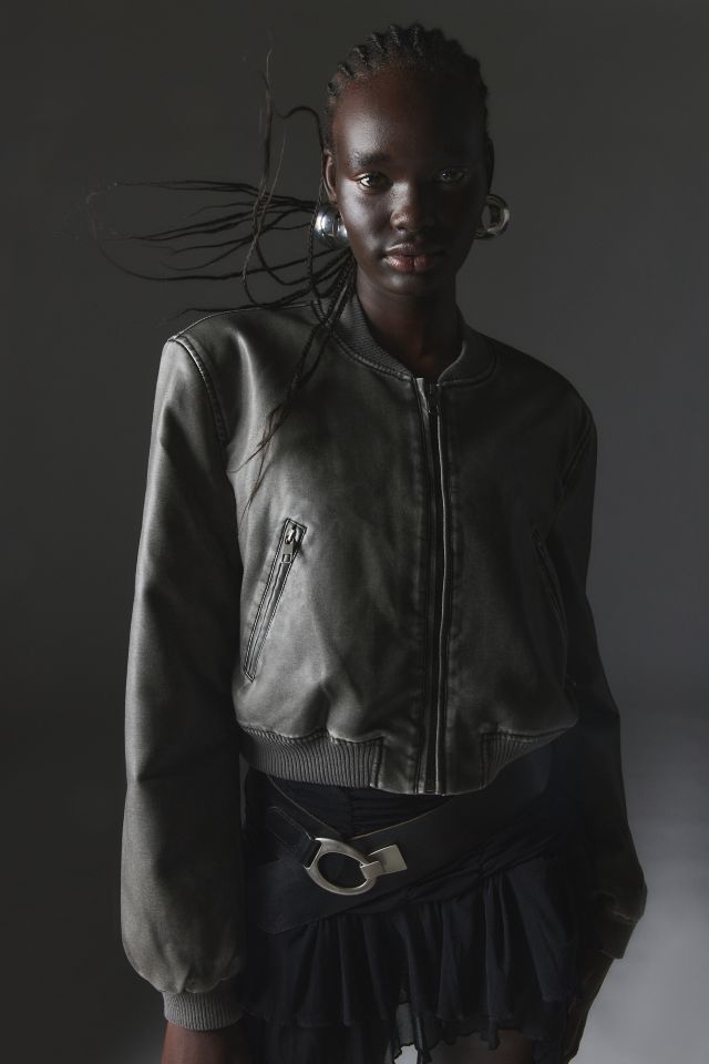 Lioness Allure Faux Leather Bomber Jacket #2