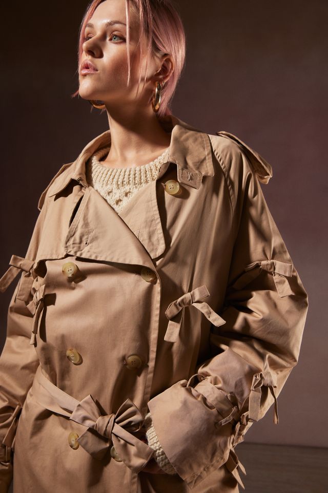 Sister Jane Bruno Bow Trench Coat #1