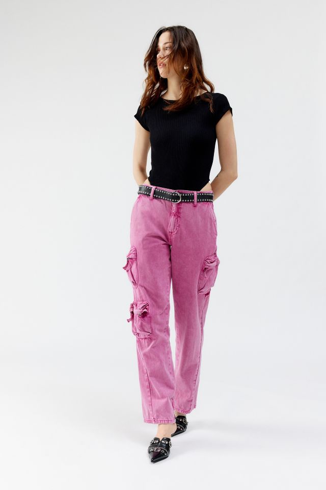 Pistola Bobbi Mid-Rise Loose Straight Cargo Jean #4