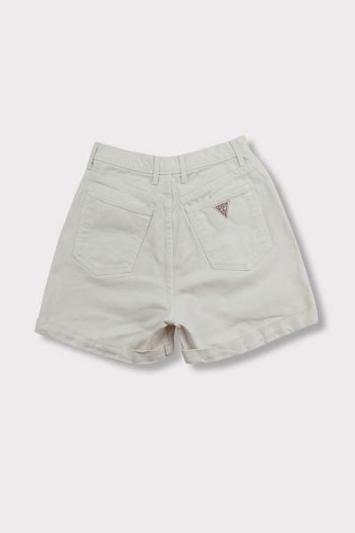 Guess white outlet shorts