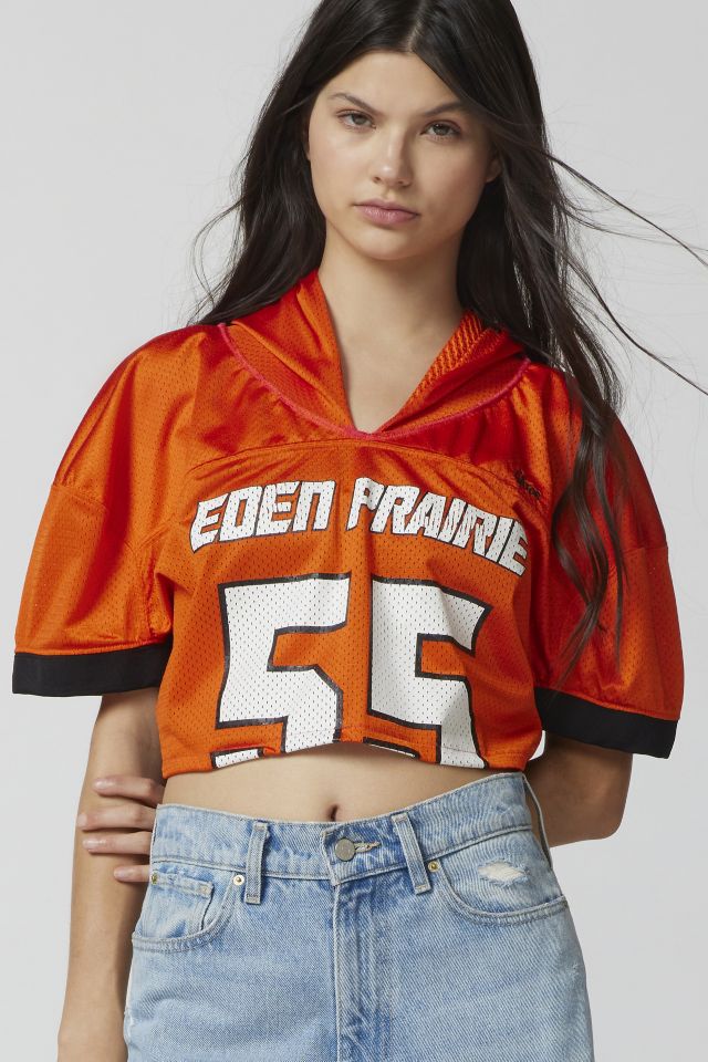 Urban Renewal Remade Cropped Hooded Football Jersey