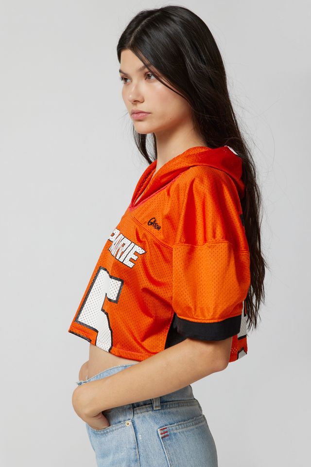Urban Renewal Remade Cropped Hooded Football Jersey #4