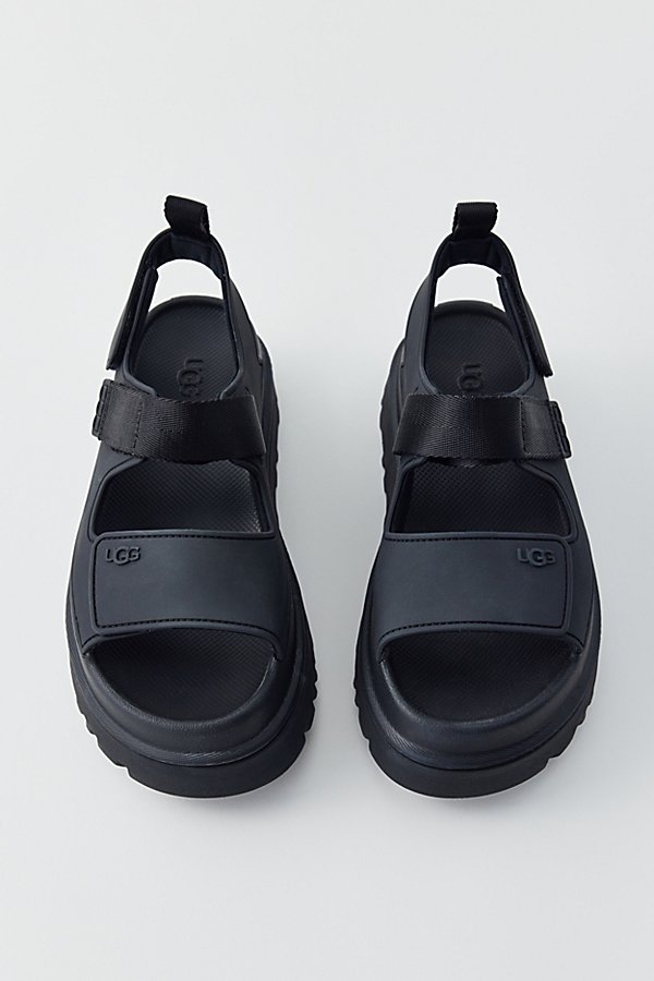 Ugg Goldenglow Sandal In Black, Women's At Urban Outfitters