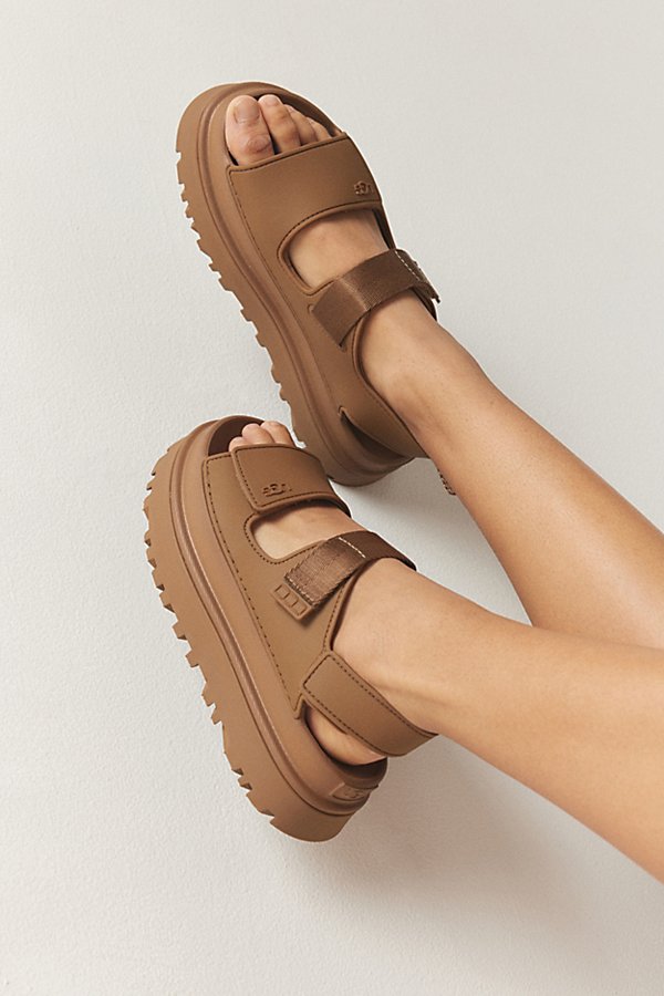 Ugg Goldenglow Sandal In Bison Brown, Women's At Urban Outfitters