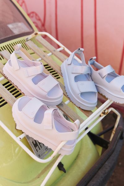 UGG WOMEN'S GOLDENGLOW SANDAL IN SEA FOAM, WOMEN'S AT URBAN OUTFITTERS 