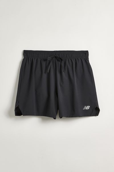 New Balance Rc 5" Seamless Short In Black, Men's At Urban Outfitters