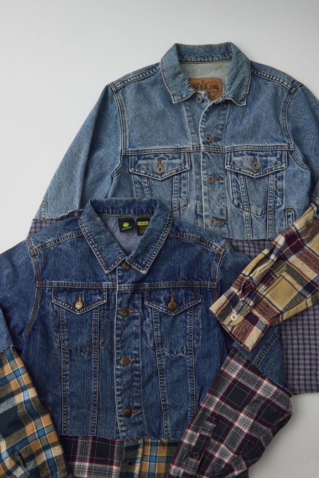 Jean best sale flannel jacket