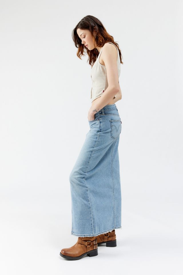 Levi’s® Denim Ankle Column Maxi Skirt - Please Hold #2