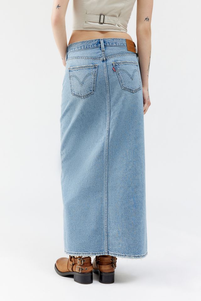 Levi’s® Denim Ankle Column Maxi Skirt - Please Hold #3