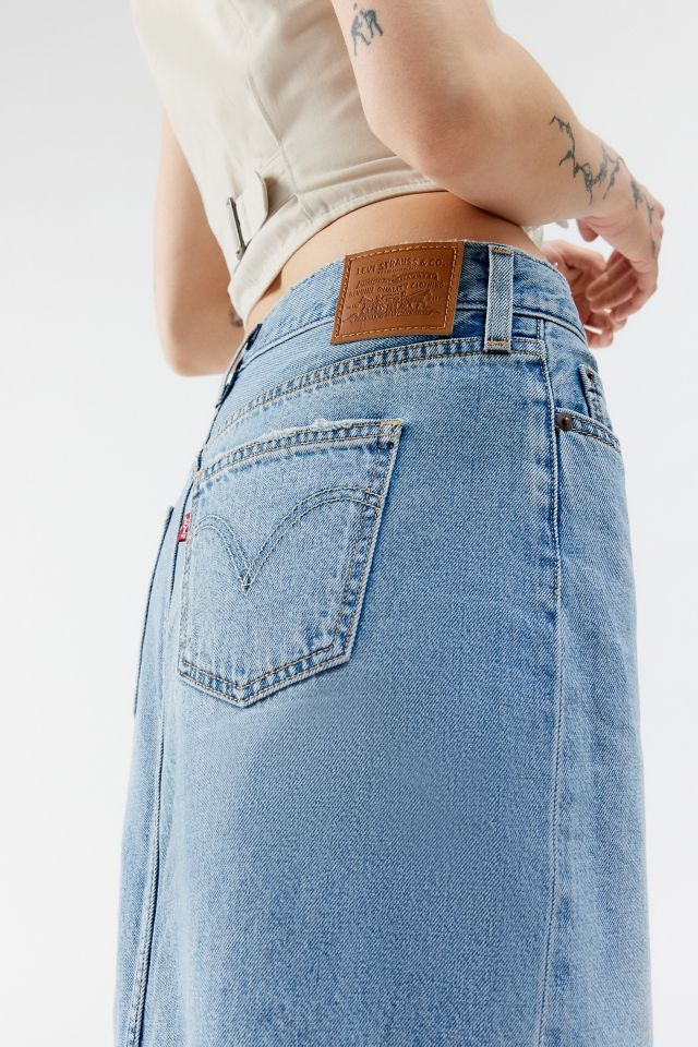 Levi’s® Denim Ankle Column Maxi Skirt - Please Hold #4
