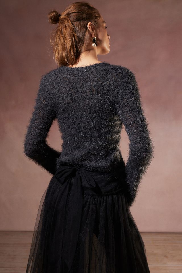 Kimchi Blue Willow Eyelash Cardigan #4