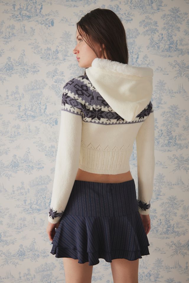 Chandail à Capuchon Zippé Snowbunny Kimchi Blue #3