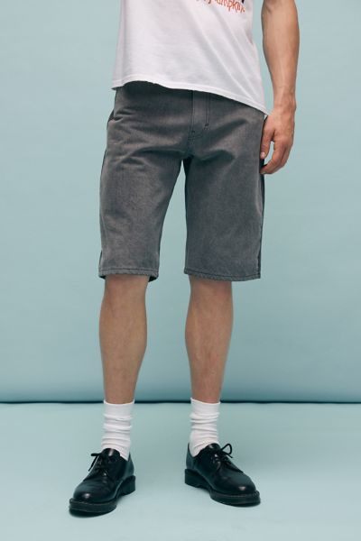 Levi's Skateboarding Washed Baggy Fit Denim Short In Washed Black, Men's At Urban Outfitters