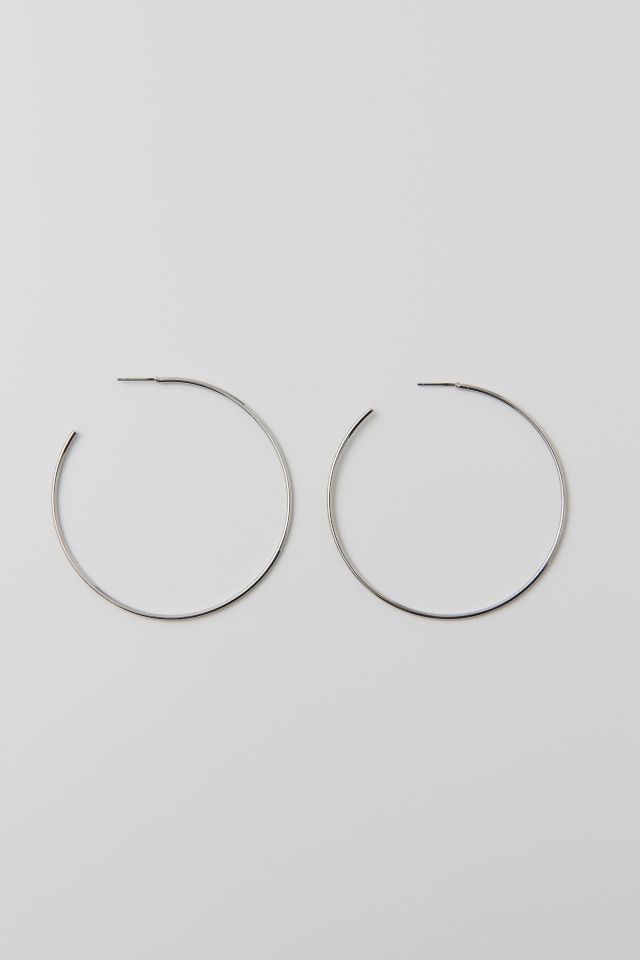 Thin Oversized Hoop Earring #1