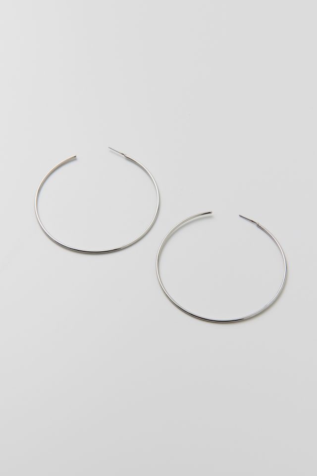 Thin Oversized Hoop Earring #2