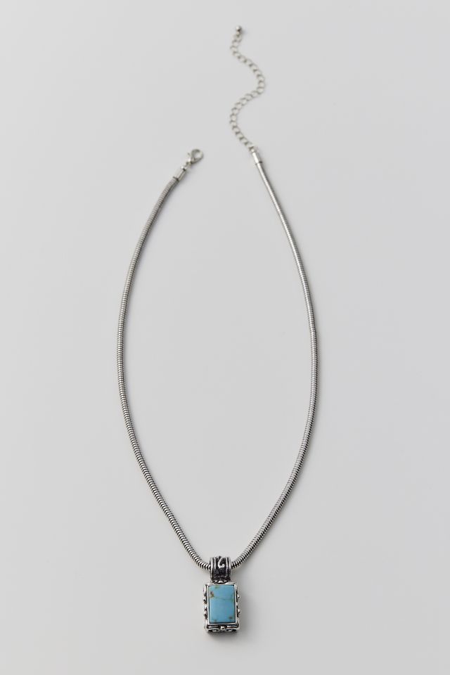 Ambrose Turquoise Pendant Necklace