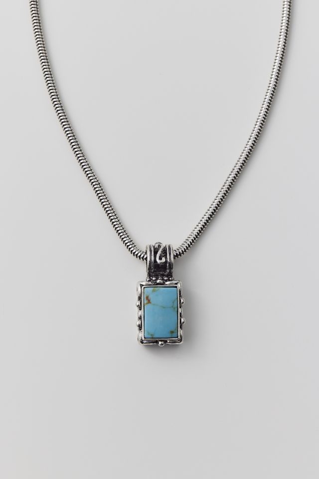 Ambrose Turquoise Pendant Necklace #1