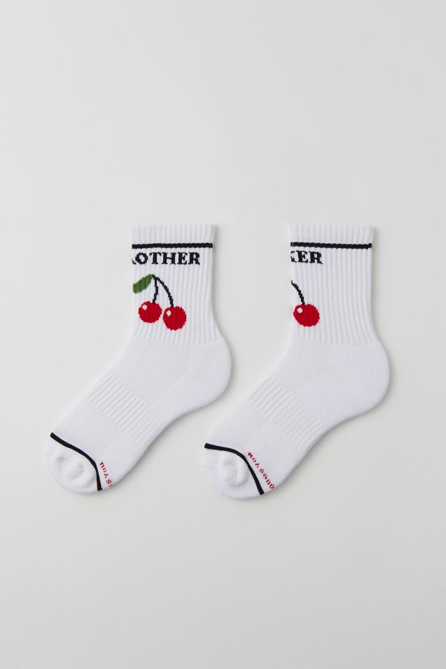 Mother Denim Cherry On Top Baby Steps Sock #4