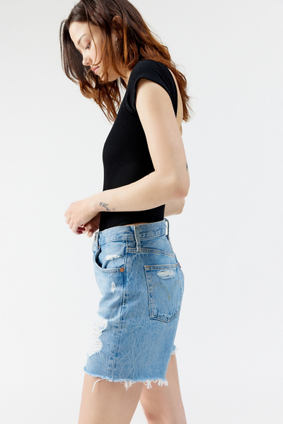 Levi's® 501 Mid-Thigh Cutoff Denim Short