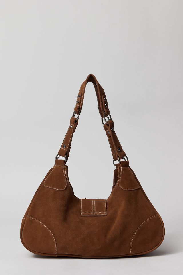 Silence + Noise Daisy Suede Crescent Shoulder Bag  Urban Outfitters Japan  - Clothing, Music, Home & Accessories