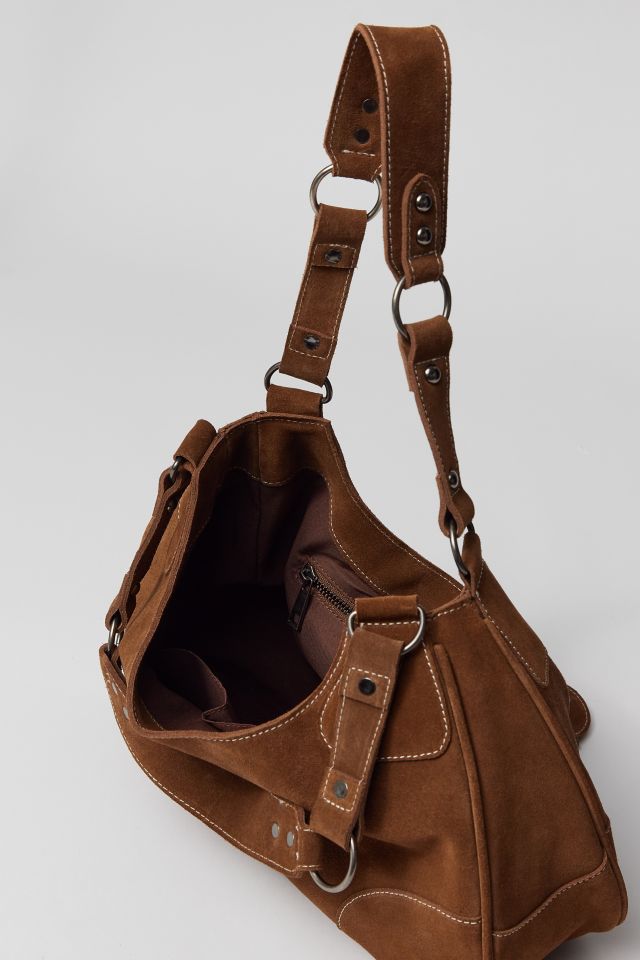 Silence + Noise Daisy Suede Crescent Shoulder Bag  Urban Outfitters Japan  - Clothing, Music, Home & Accessories