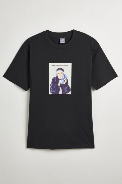 Shop New Balance Grandma Tee In Black, Men's At Urban Outfitters
