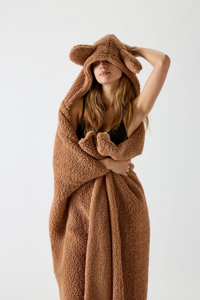 Animal Ears Fleece Throw Blanket | Urban Outfitters