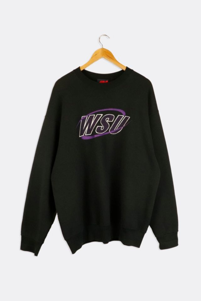 Vintage WSU Embroidered Spell Out Logo Sweatshirt | Urban Outfitters