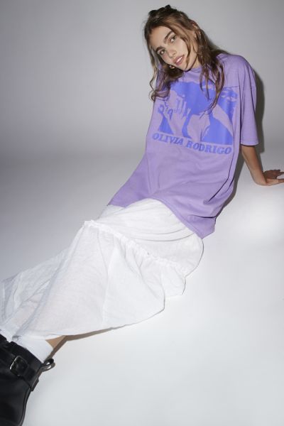 Urban Outfitters Olivia Rodrigo Uo Exclusive Guts T-shirt Dress In Purple