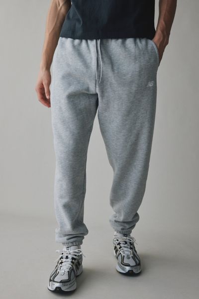 New Balance Fleece Jogger Pant In Grey, Men's At Urban Outfitters In Grey
