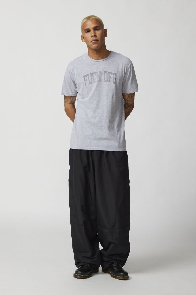 Urban Renewal Vintage Overdyed Baggy Wind Pant in Pink for Men