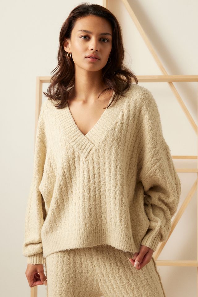Out From Under Mina Cable Knit Pullover Sweater | Urban Outfitters