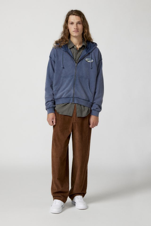 BDG Bonfire Patched Full Zip Hoodie Sweatshirt #3