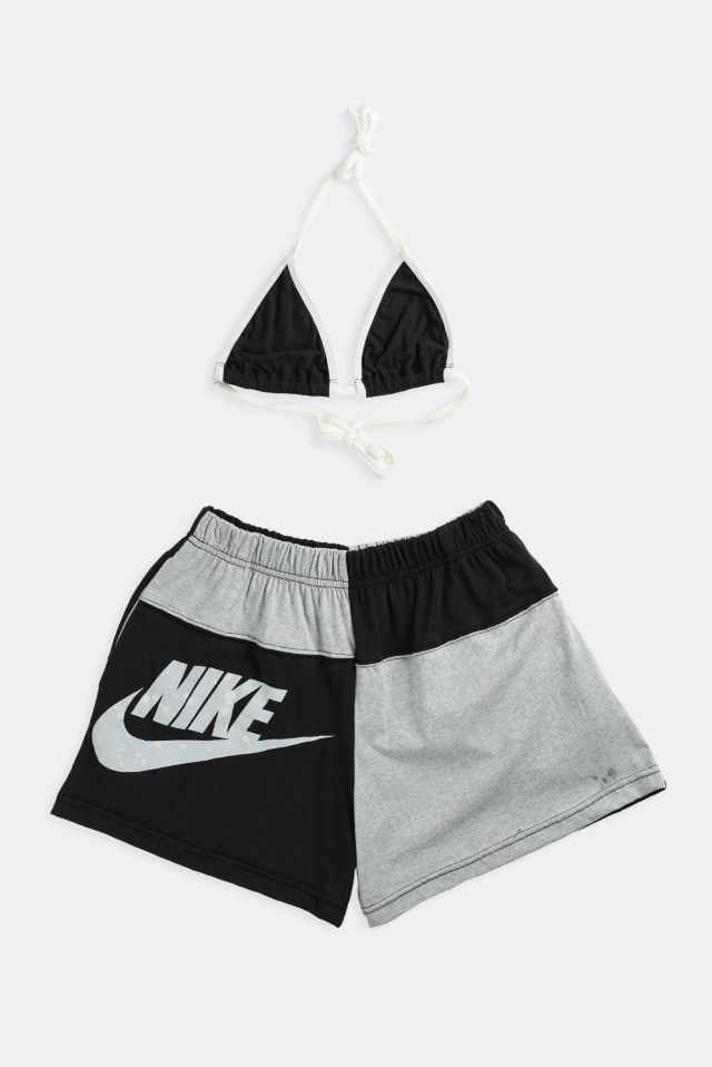 Kent Citroen kanaal Frankie Collective Rework Nike Patchwork Tee Shorts Set 223 | Urban  Outfitters