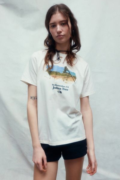 Shop The North Face Place We Love Graphic Tee In White, Women's At Urban Outfitters