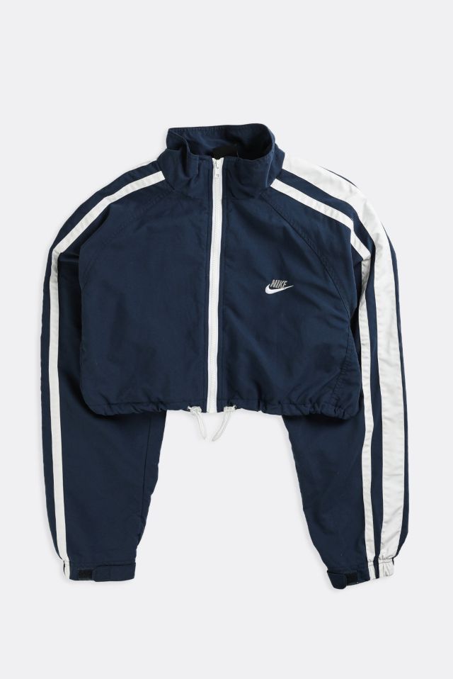 Frankie Collective Rework Nike Crop Track Jacket 006