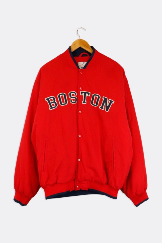 Vintage MLB Boston Red Socks Button Up Lightweight Baseball Jacket