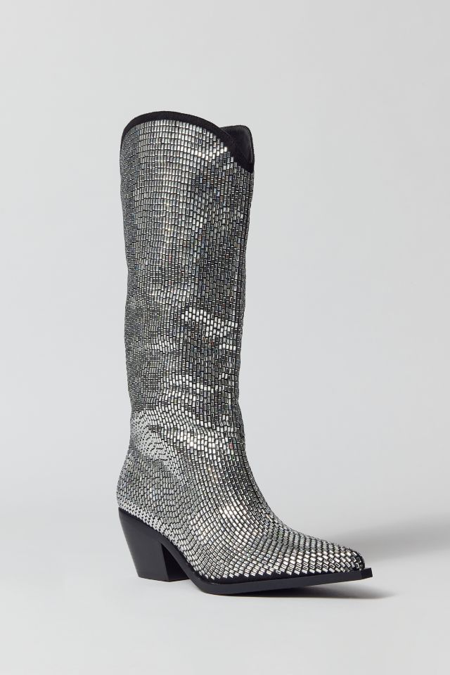 Azalea Wang Ingrid Crystal Cowboy Boot