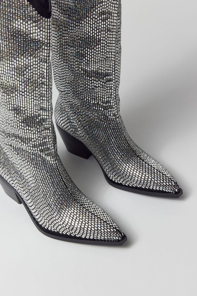 Azalea Wang Ingrid Crystal Cowboy Boot #3