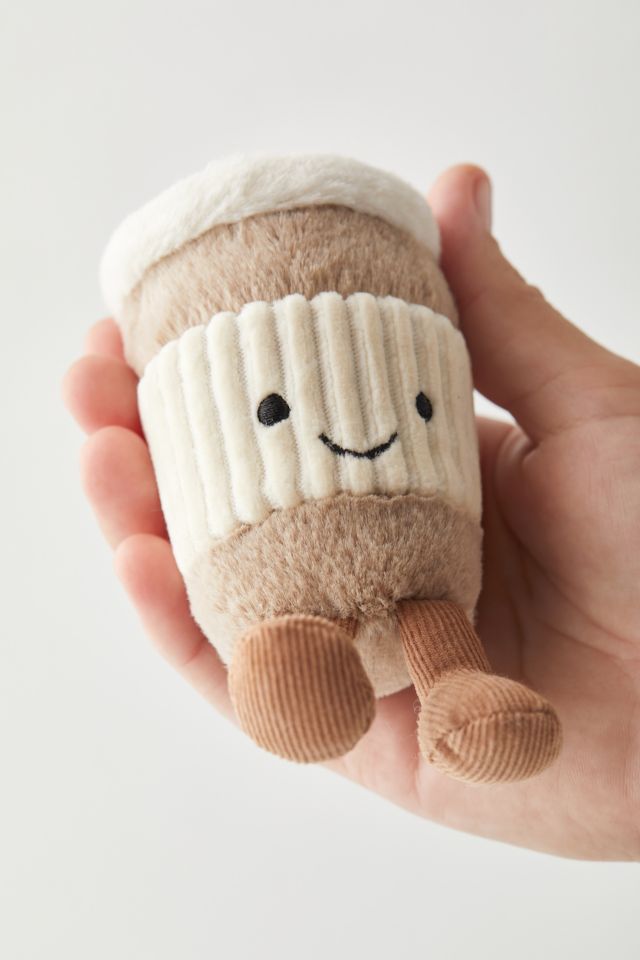 Jellycat Amuseables Coffee-To-Go Plushie Bag Charm Keychain #4