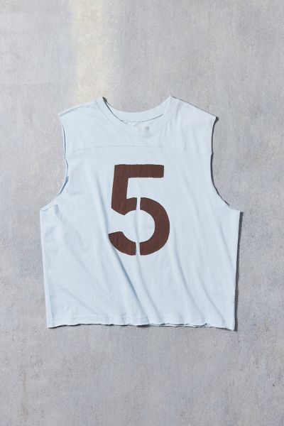 BDG GAME DAY CUTOFF SLEEVELESS TEE IN SLATE, MEN'S AT URBAN OUTFITTERS 