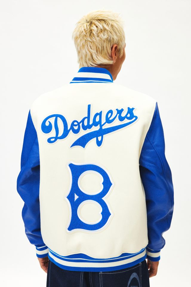 Pro Standard Brooklyn Dodgers Satin Varsity Jacket #3