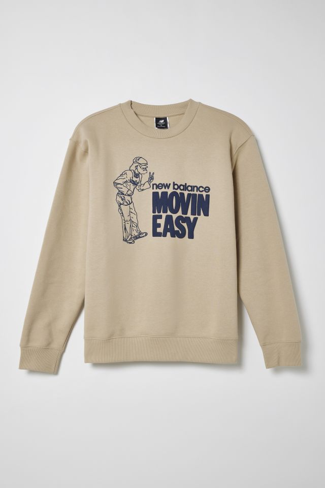 New Balance Movin' Easy Crew Neck Sweatshirt Urban Outfitters